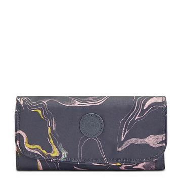 Kipling Money Land Printed Snap Wallet Plånbok Grå | SE 1033TC